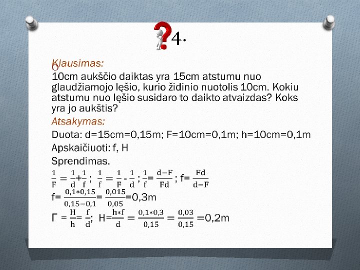 4. O 4. O
