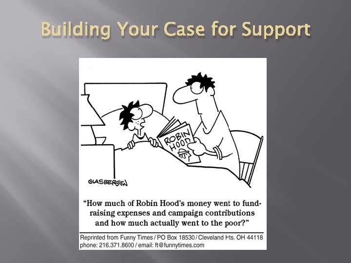 Building Your Case for Support 