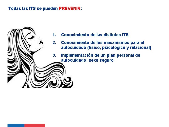 Todas las ITS se pueden PREVENIR: 1. Conocimiento de las distintas ITS 2. Conocimiento Todas las ITS se pueden PREVENIR: 1. Conocimiento de las distintas ITS 2. Conocimiento