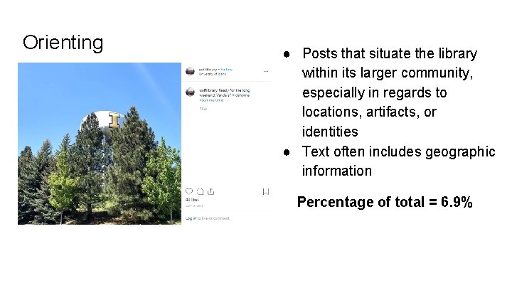Orienting ● Posts that situate the library within its larger community, especially in regards