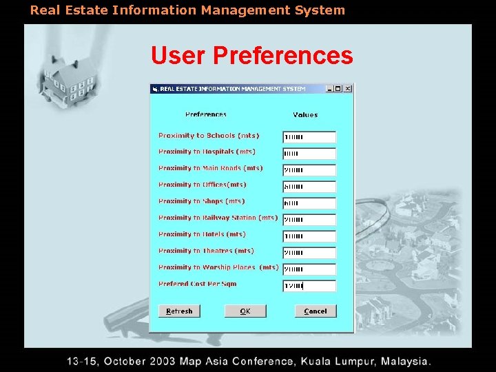 Real Estate Information Management System User Preferences 