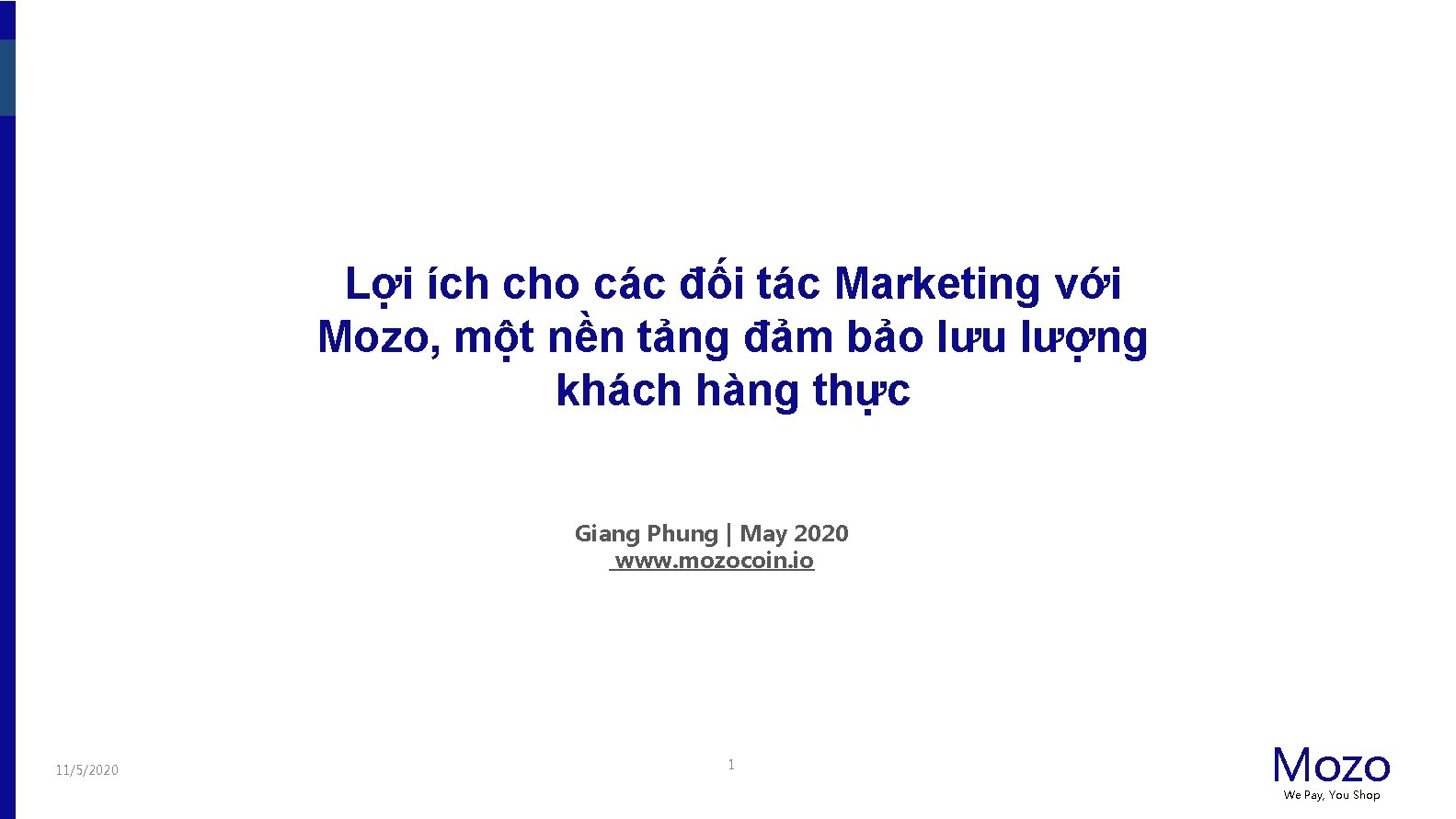 Lợi ích cho các đối tác Marketing với Mozo, một nền tảng đảm bảo