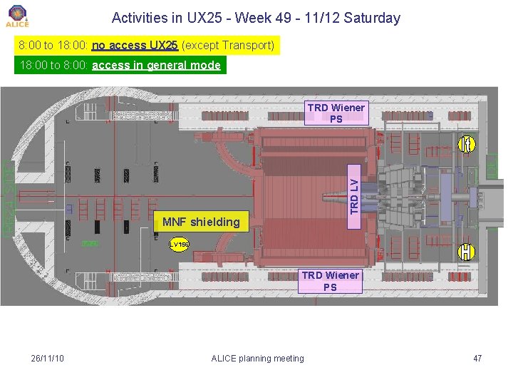 Activities in UX 25 - Week 49 - 11/12 Saturday 8: 00 to 18: