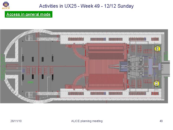 Activities in UX 25 - Week 49 - 12/12 Sunday Access in general mode