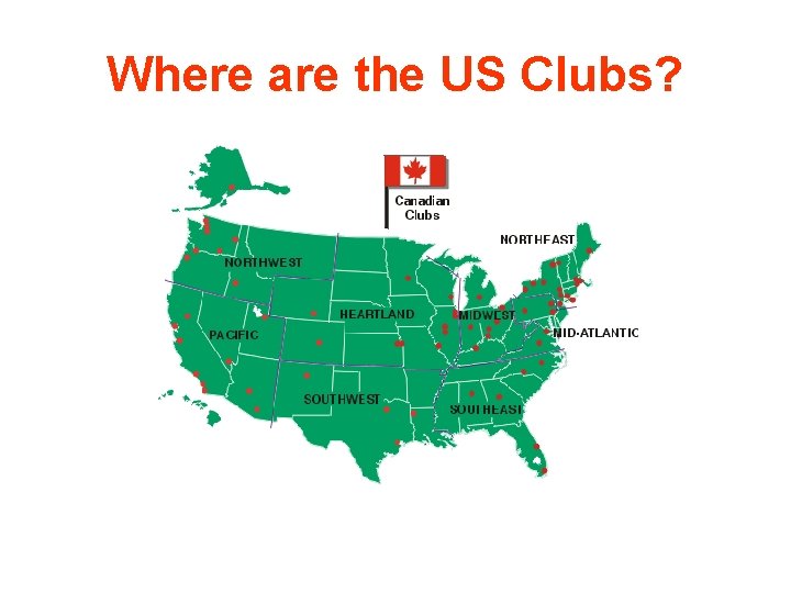 Where are the US Clubs? 