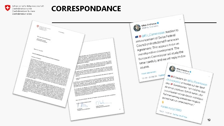 CORRESPONDANCE 19 