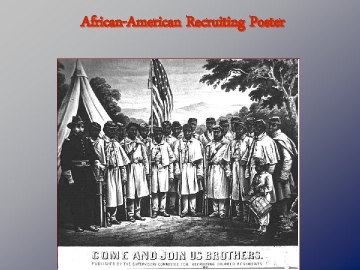 African-American Recruiting Poster 