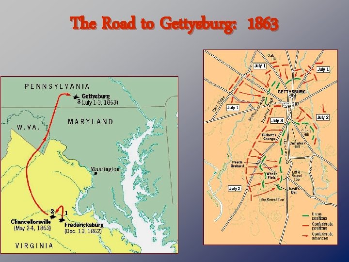 The Road to Gettysburg: 1863 