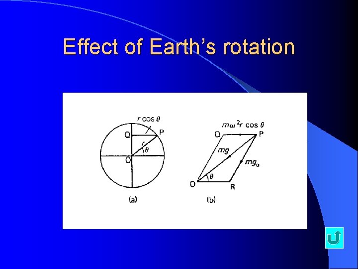 Effect of Earth’s rotation Effect of Earth’s rotation