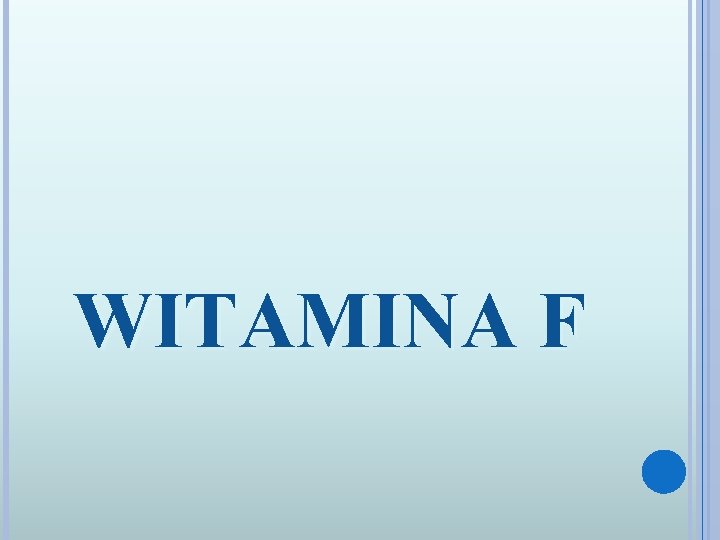 WITAMINA F 