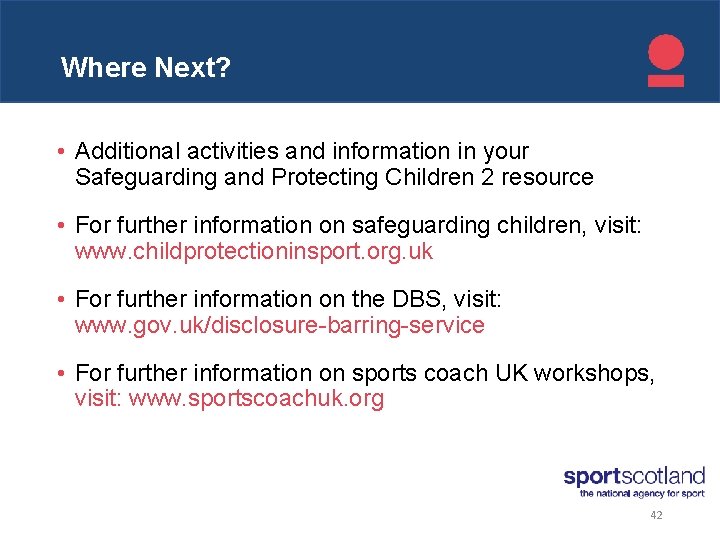 Click to edit Wheretitle Next? Master style • Additional activities and information in your