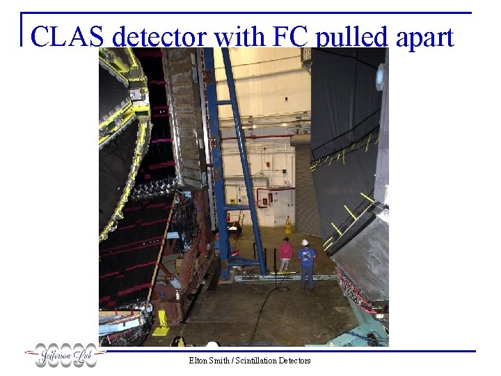 CLAS detector with FC pulled apart Elton Smith / Scintillation Detectors 