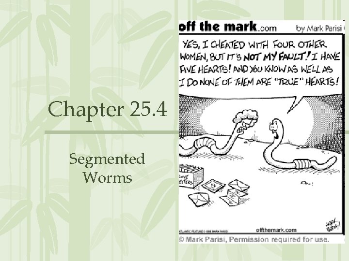 Chapter 25. 4 Segmented Worms 