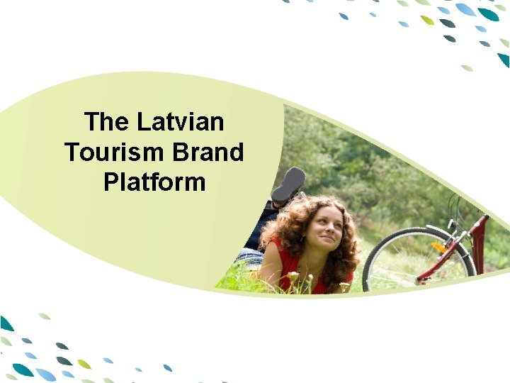 The Latvian PPT template Tourism Brand Platform Latvija 