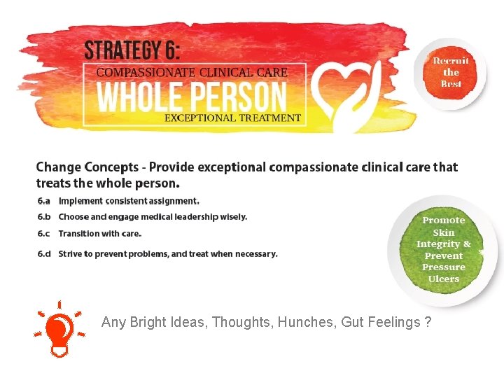 Any Bright Ideas, Thoughts, Hunches, Gut Feelings ? Any Bright Ideas, Thoughts, Hunches, Gut Feelings ?