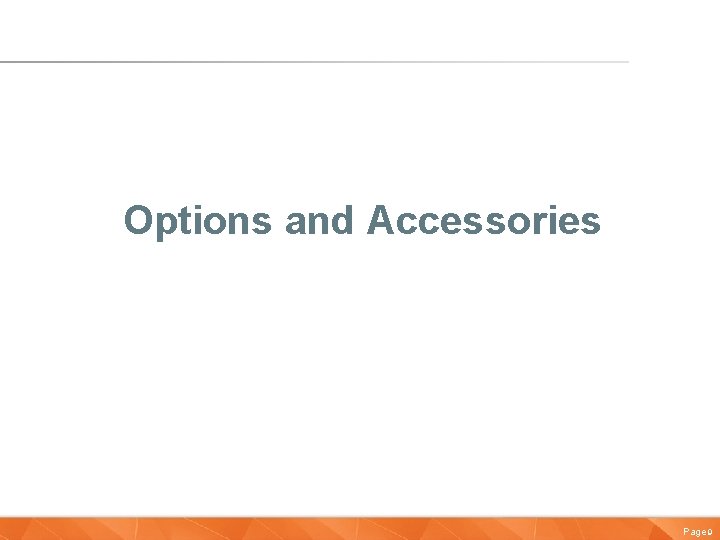 Options and Accessories Page 9 