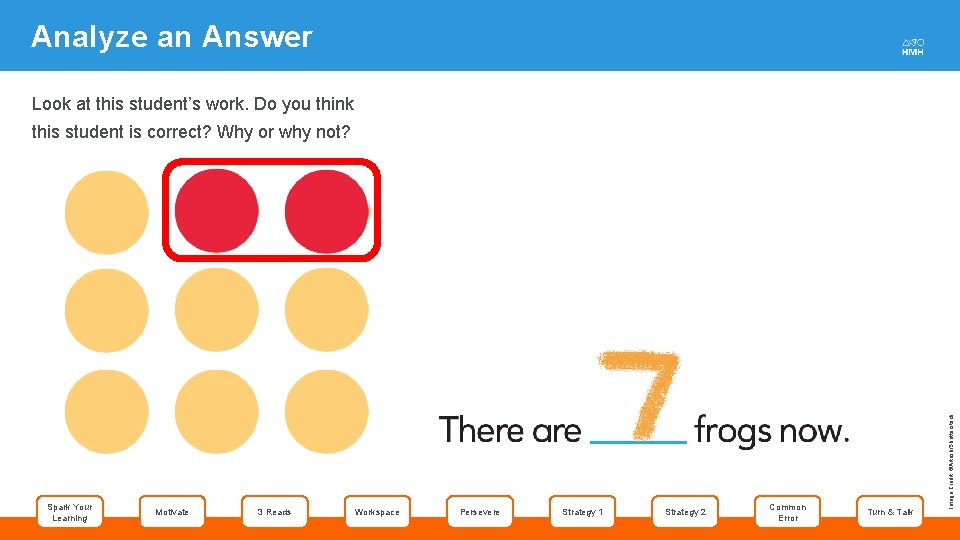 Analyze an Answer Look at this student’s work. Do you think Spark Your Learning