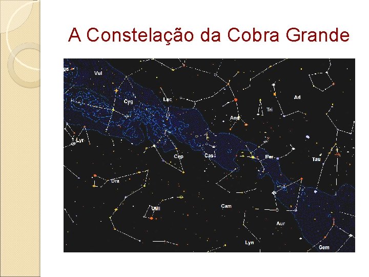 A Constelação da Cobra Grande 