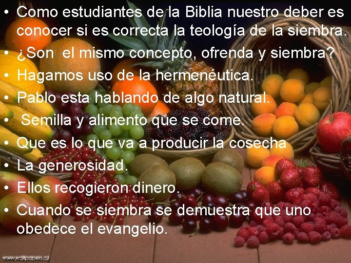 • Como estudiantes de la Biblia nuestro deber es conocer si es correcta • Como estudiantes de la Biblia nuestro deber es conocer si es correcta