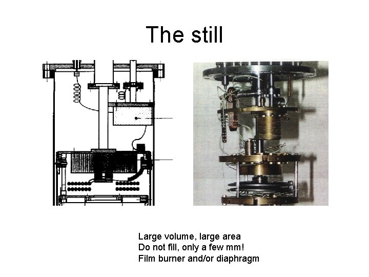 The still Large volume, large area Do not fill, only a few mm! Film