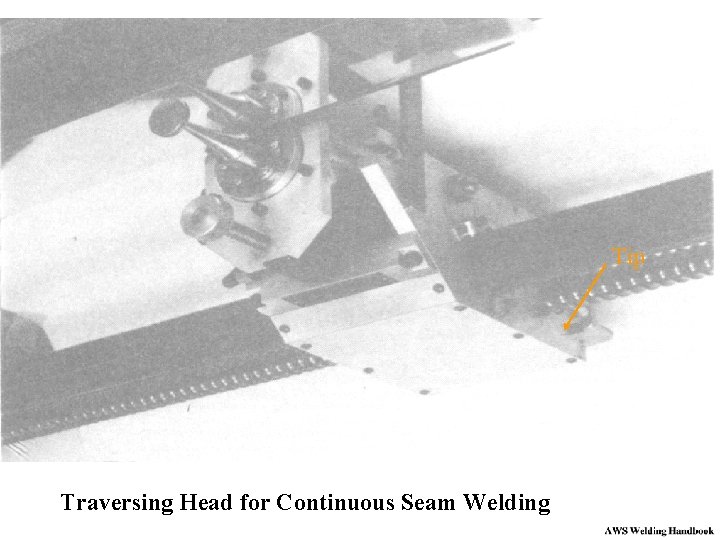 Tip Traversing Head for Continuous Seam Welding 
