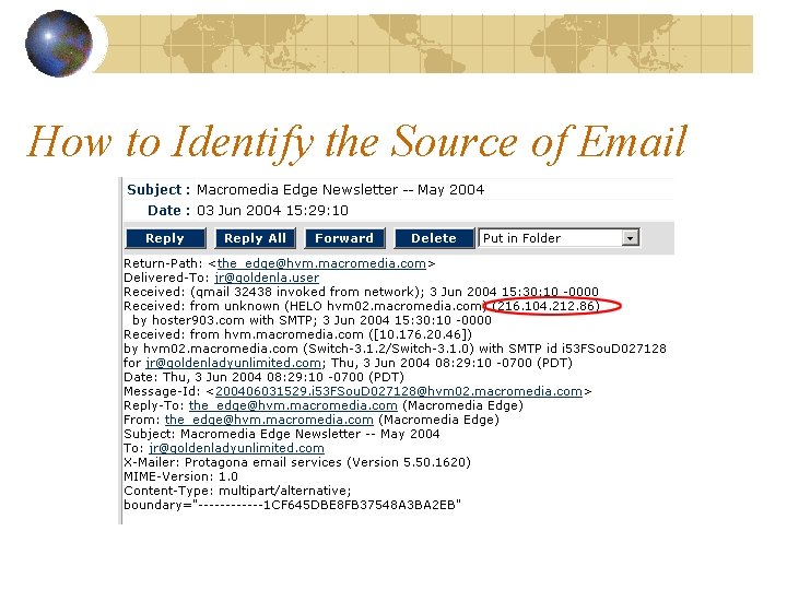 How to Identify the Source of Email 