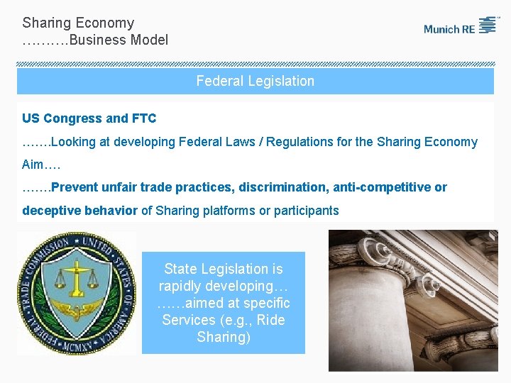 Sharing Economy ………. Business Model Federal Legislation US Congress and FTC ……. Looking at
