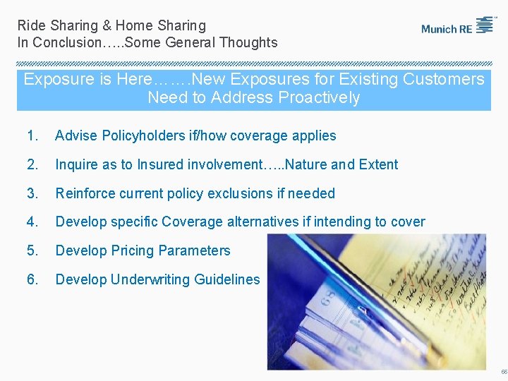 Ride Sharing & Home Sharing In Conclusion…. . Some General Thoughts Exposure is Here…….