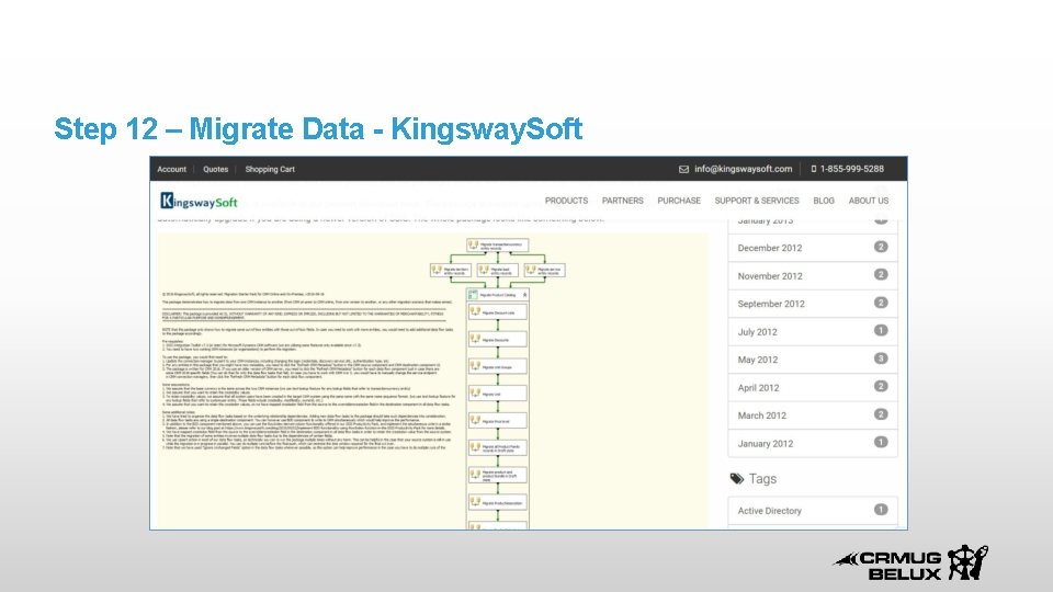 Step 12 – Migrate Data - Kingsway. Soft 
