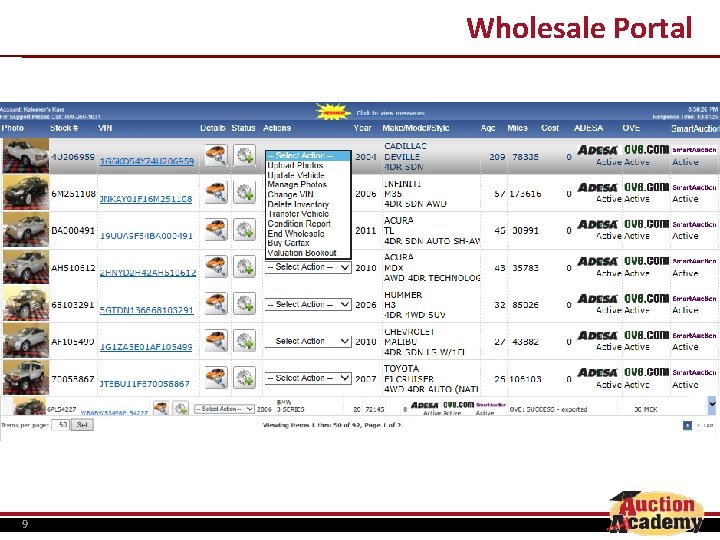 Wholesale Portal 9 