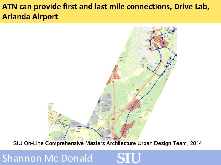 ATN can provide first and last mile connections, Drive Lab, Arlanda Airport Graphics-rich info