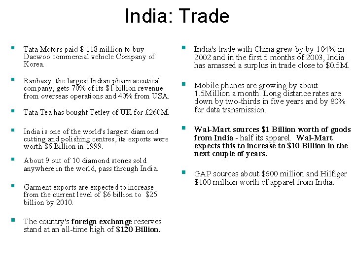 India: Trade § Tata Motors paid $ 118 million to buy Daewoo commercial vehicle