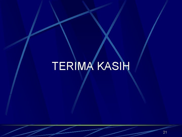 TERIMA KASIH 21 