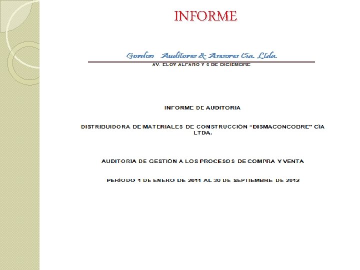 INFORME 