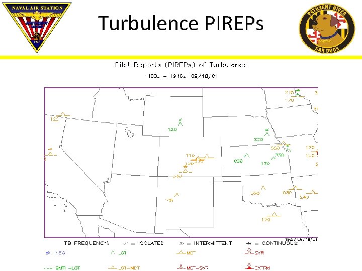 Turbulence PIREPs 