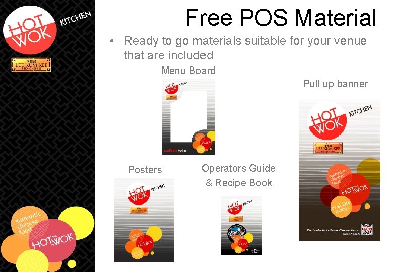 Free POS Material • Ready to go materials suitable for your venue that are Free POS Material • Ready to go materials suitable for your venue that are