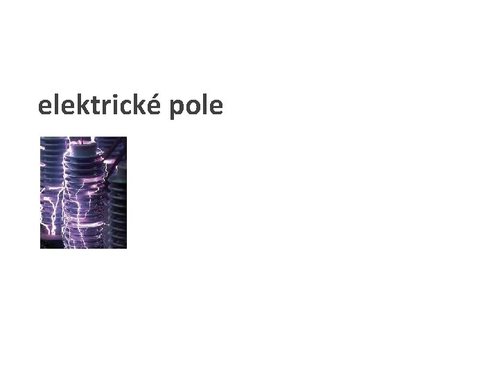 elektrické pole 