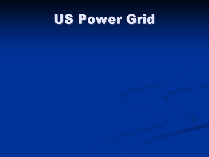 US Power Grid 