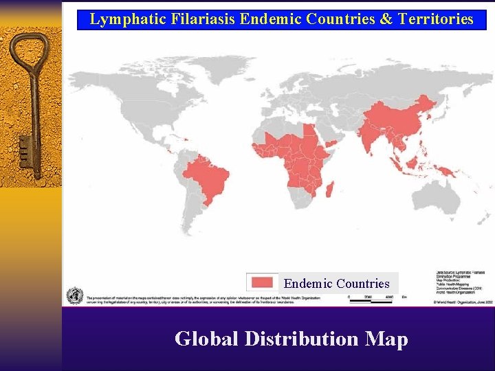 Lymphatic Filariasis Endemic Countries & Territories Endemic Countries Global Distribution Map 