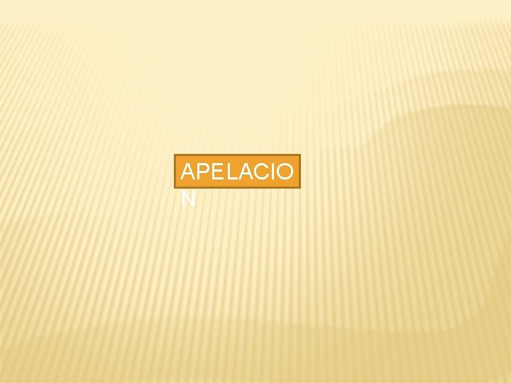 APELACIO N 
