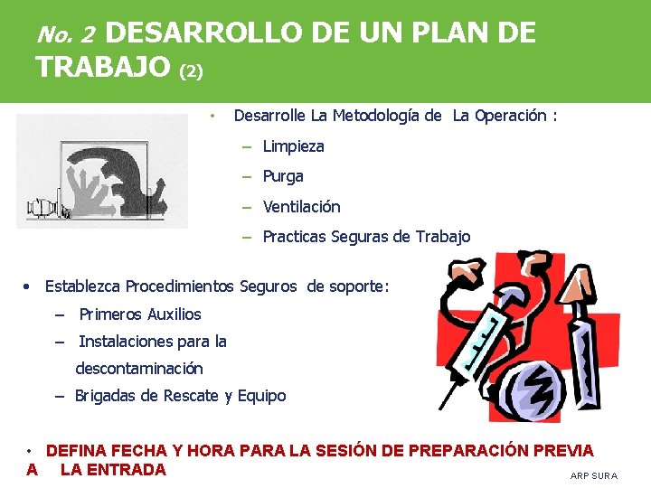 DESARROLLO DE UN PLAN DE TRABAJO (2) No. 2 • Desarrolle La Metodología de