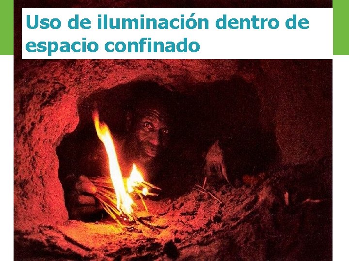 Uso de iluminación dentro de espacio confinado ARP SURA 