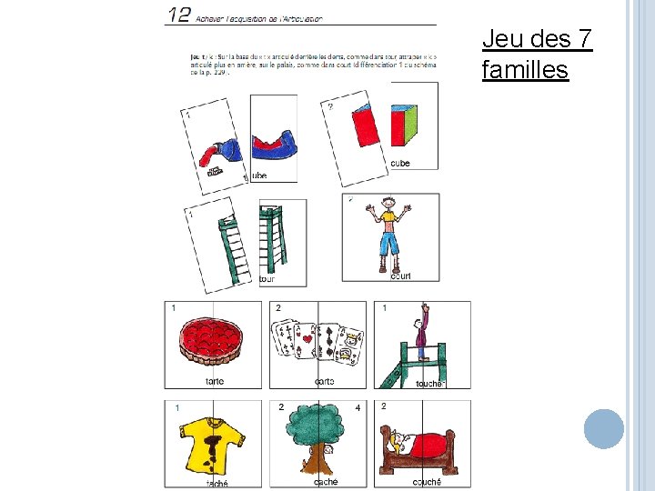 Jeu des 7 familles 