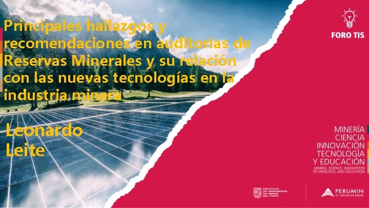 Principales hallazgos y recomendaciones en auditorías de Reservas Minerales y su relación con las