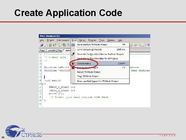 Create Application Code 59 