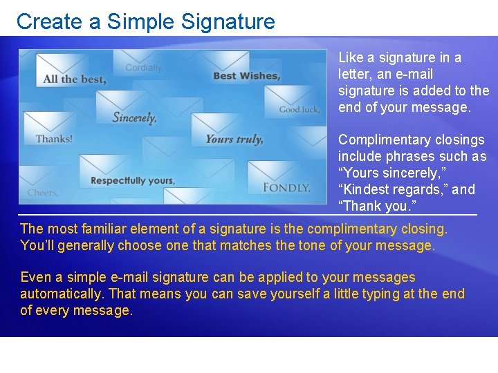 Create Great Looking Signatures For Email Professional Polish