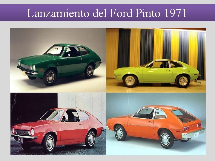 Lanzamiento del Ford Pinto 1971 