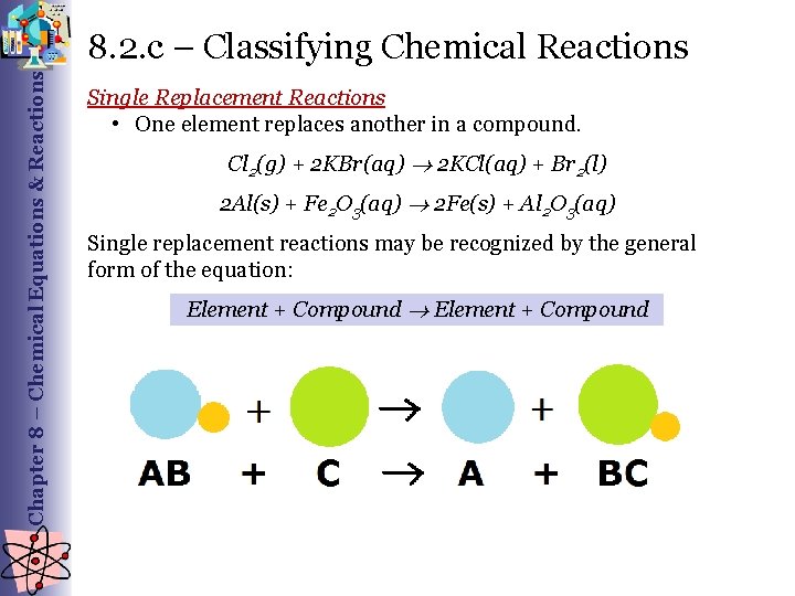 Chapter 8 – Chemical Equations & Reactions 8. 2. c – Classifying Chemical Reactions