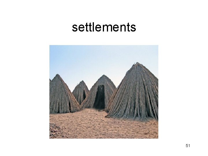 settlements 51 