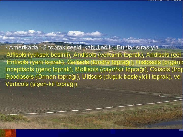  • GENEL JEOLOJİ-TOPRAK Yrd. Doç. Dr. Yaşa r EREN OLUŞUMU Prof. Dr. Yaşar